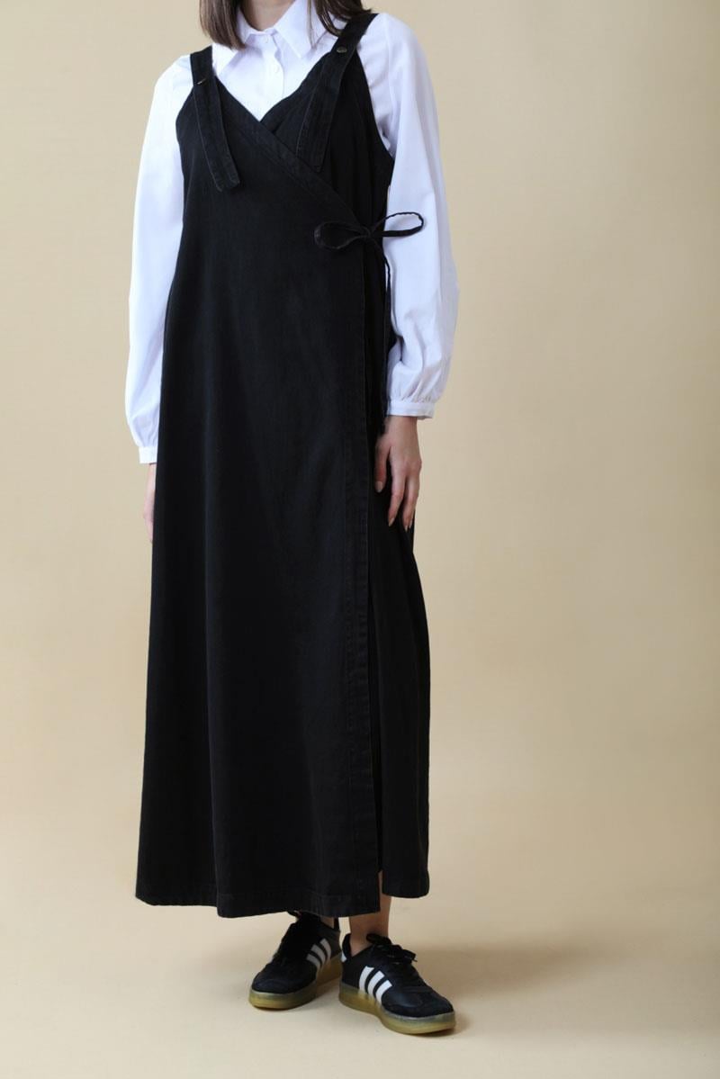 V Yaka Bağlamalı Jile Siyah