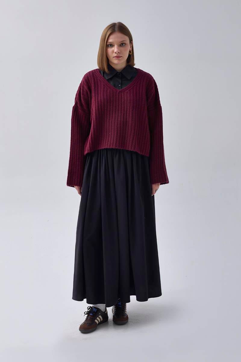 V Yaka Crop Kazak Vişne