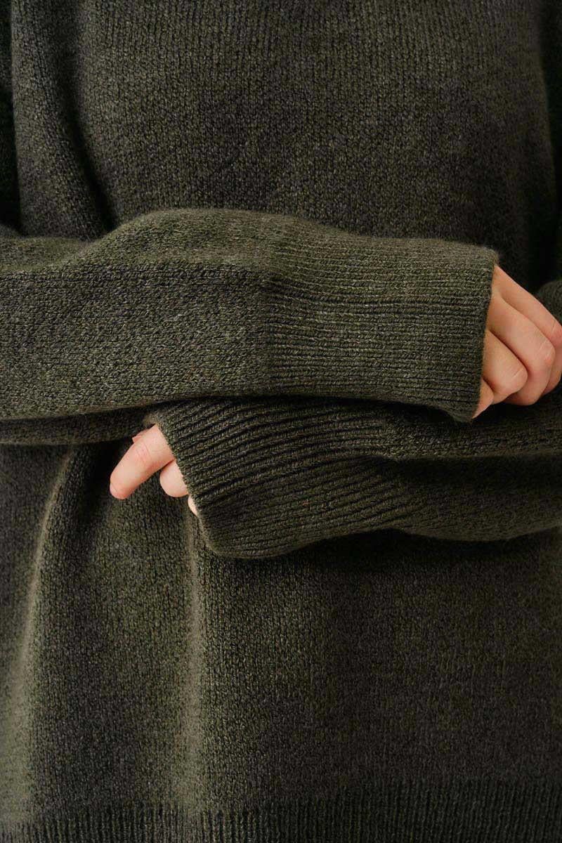 V Yaka Triko Kazak Haki