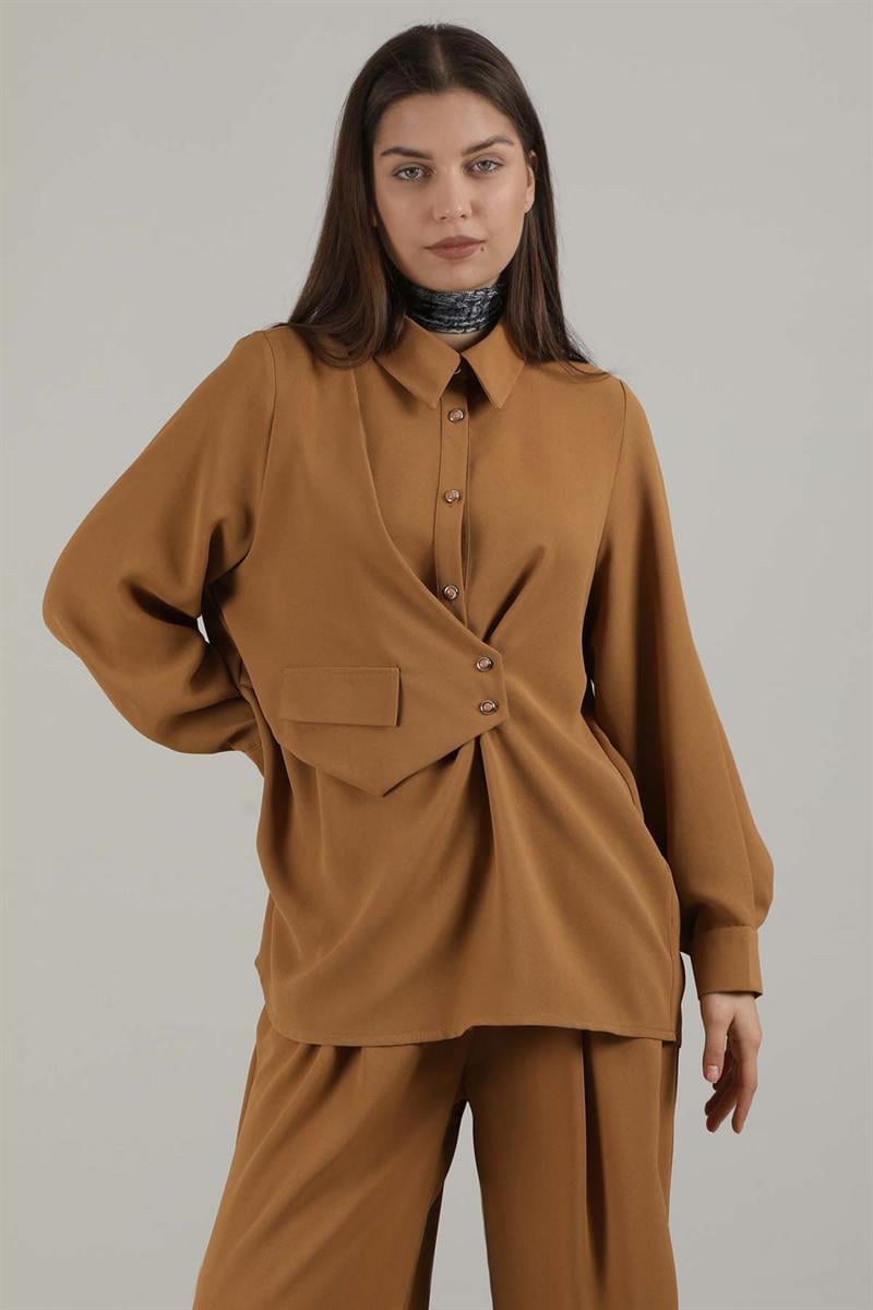 Yelek Stil Takım Taba