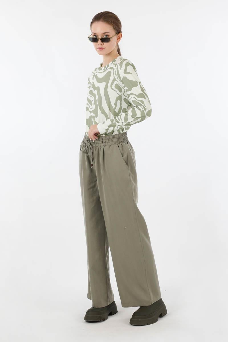 Zebra Desenli Body Mint