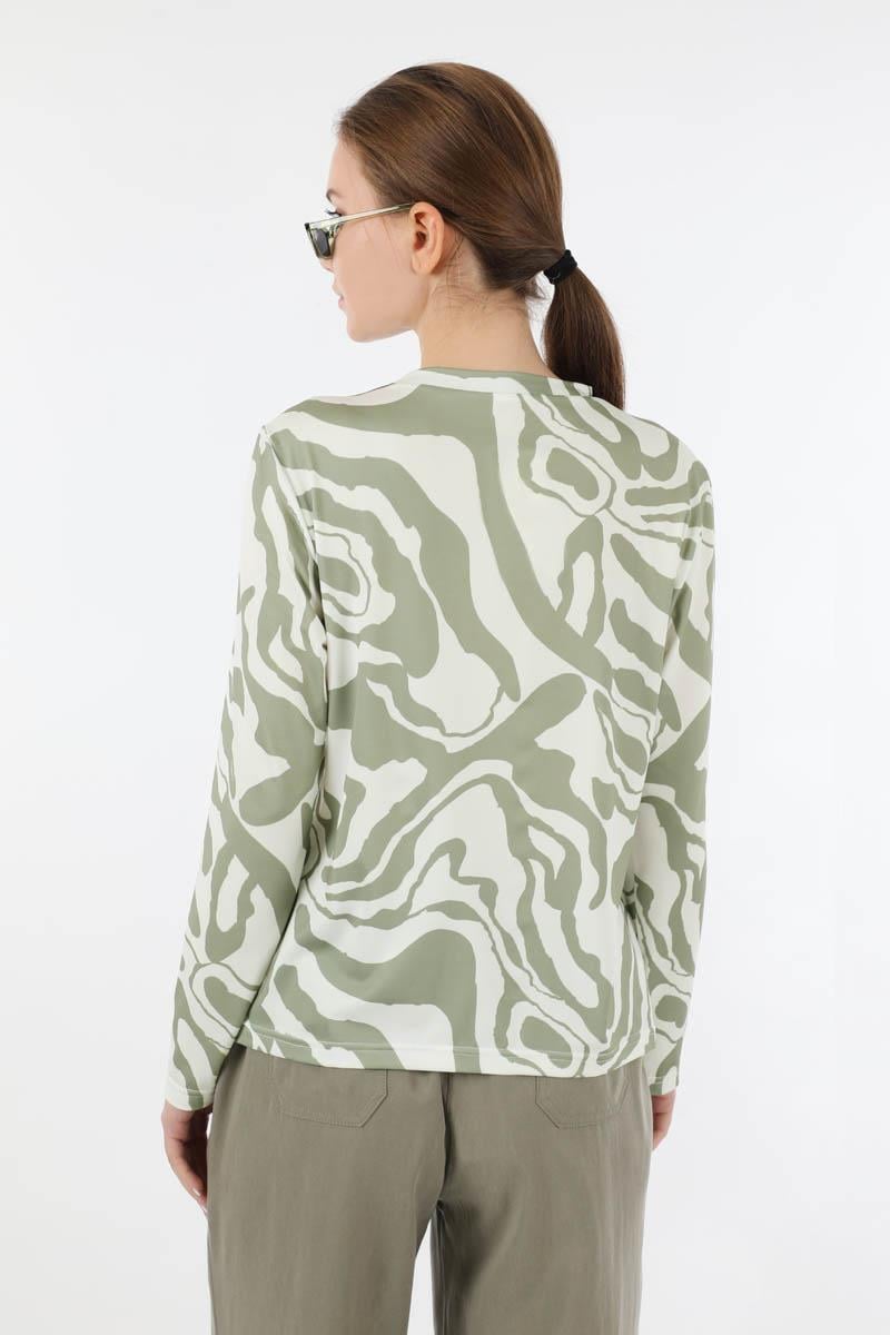 Zebra Desenli Body Mint