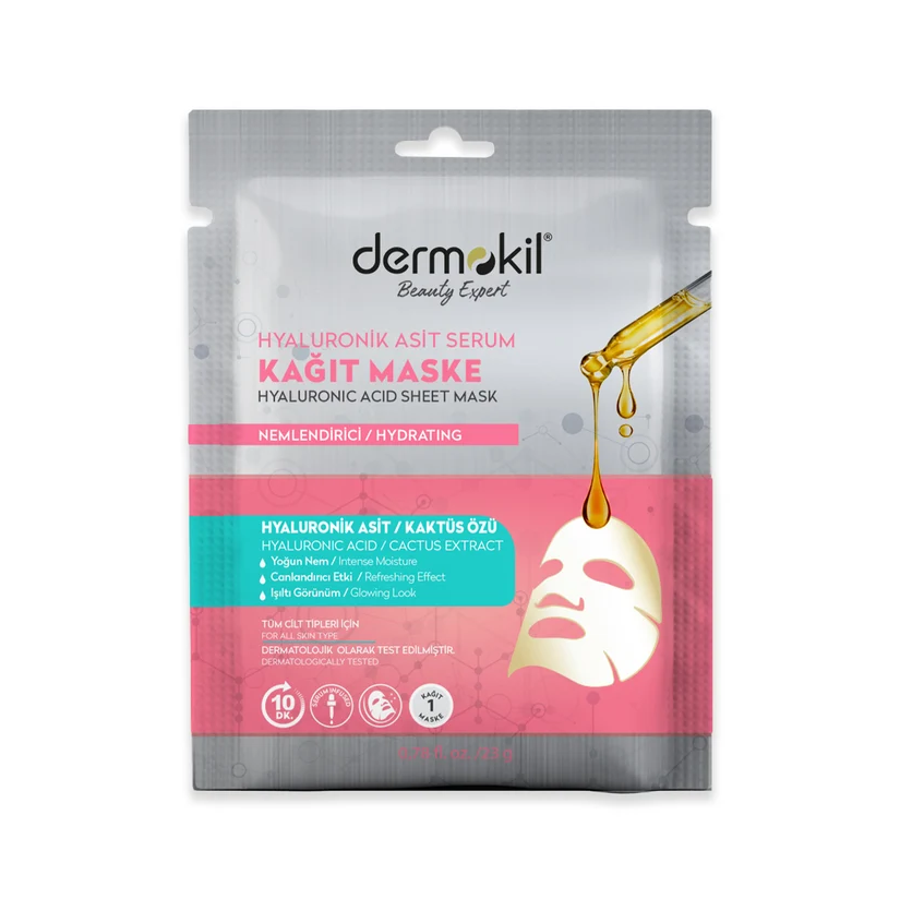 Dermokil Kağıt Maske Hyaluronik Asit Serum 23 GrDERMOKİL