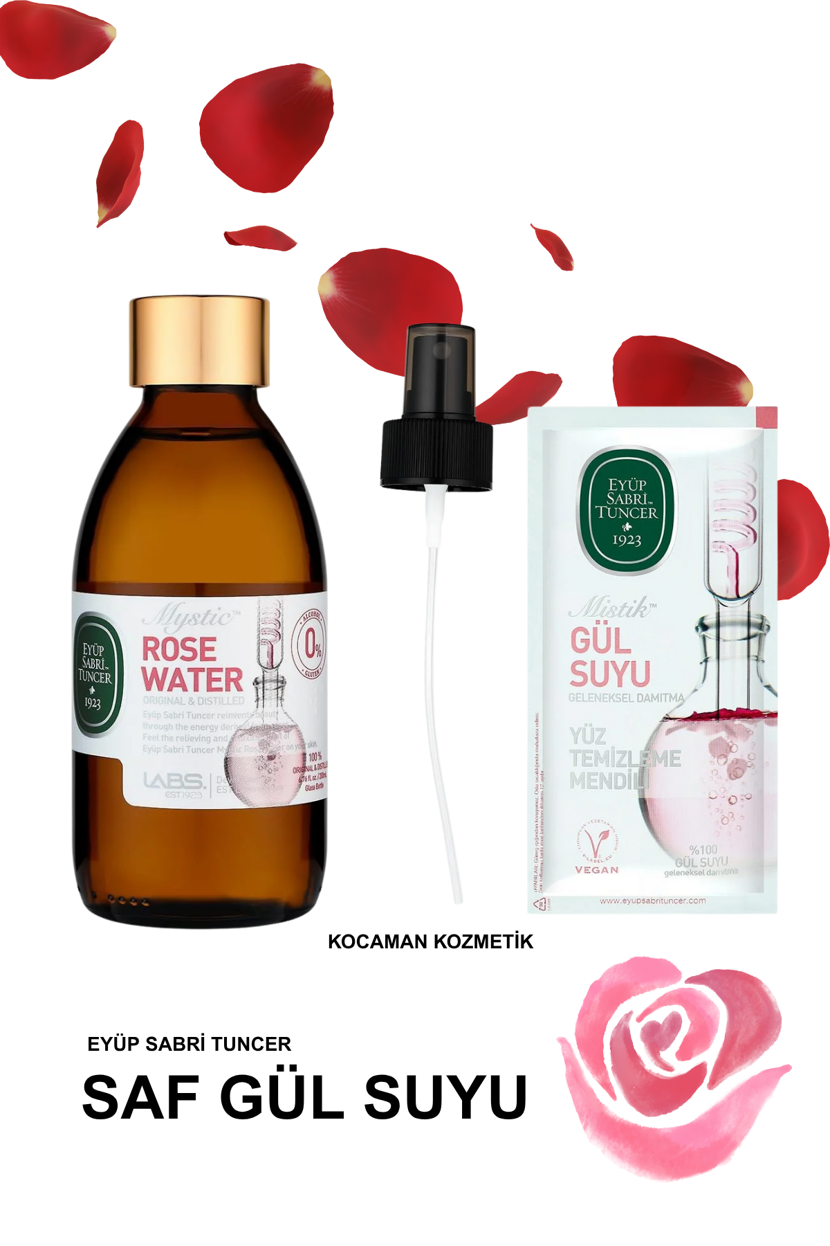 Eyüp Sabri Tuncer Saf Gül Suyu Mystic Rose Water 200mlEYÜP SABRİ TUNCER