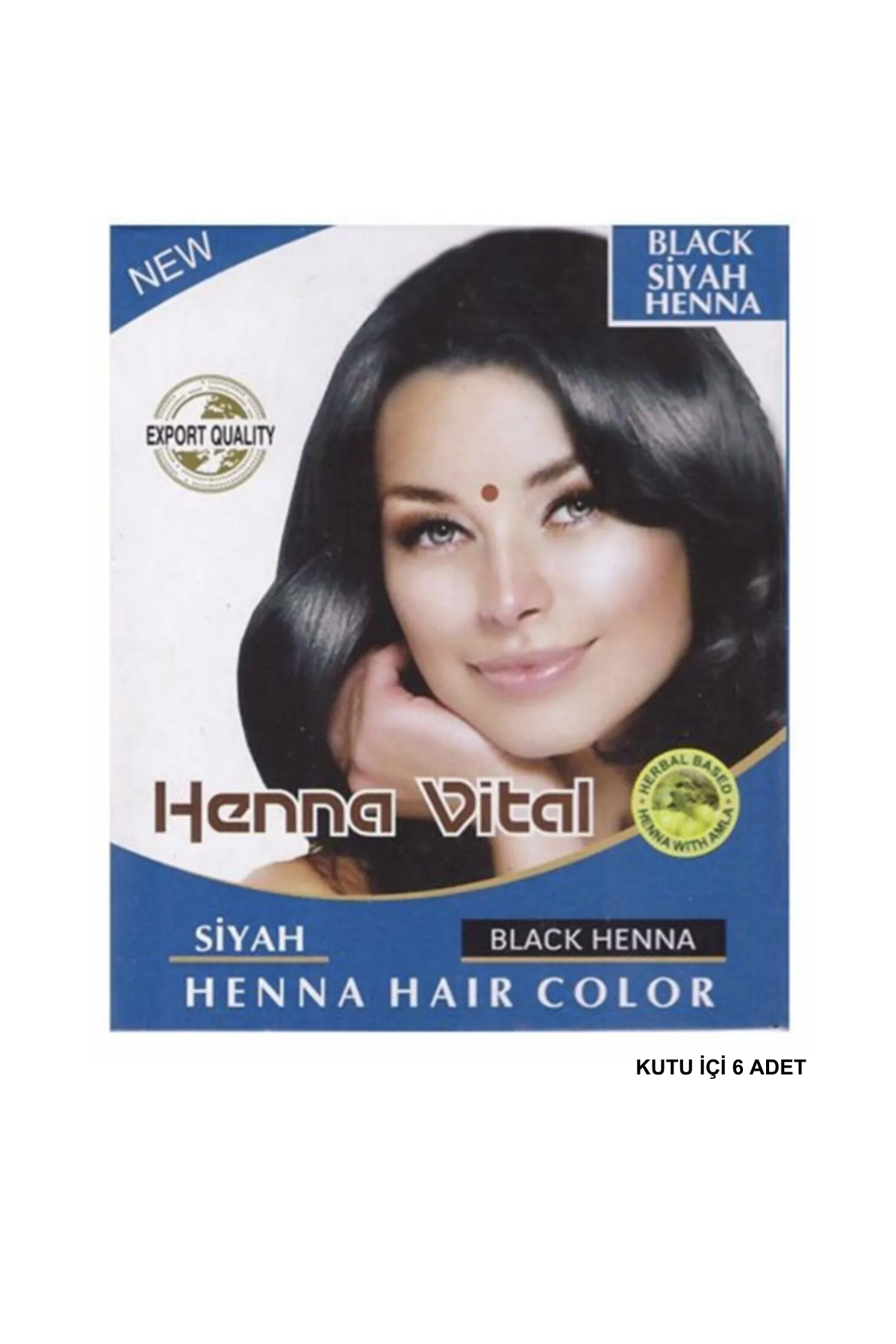Henna Hint Kınası Siyah 6lıHenna