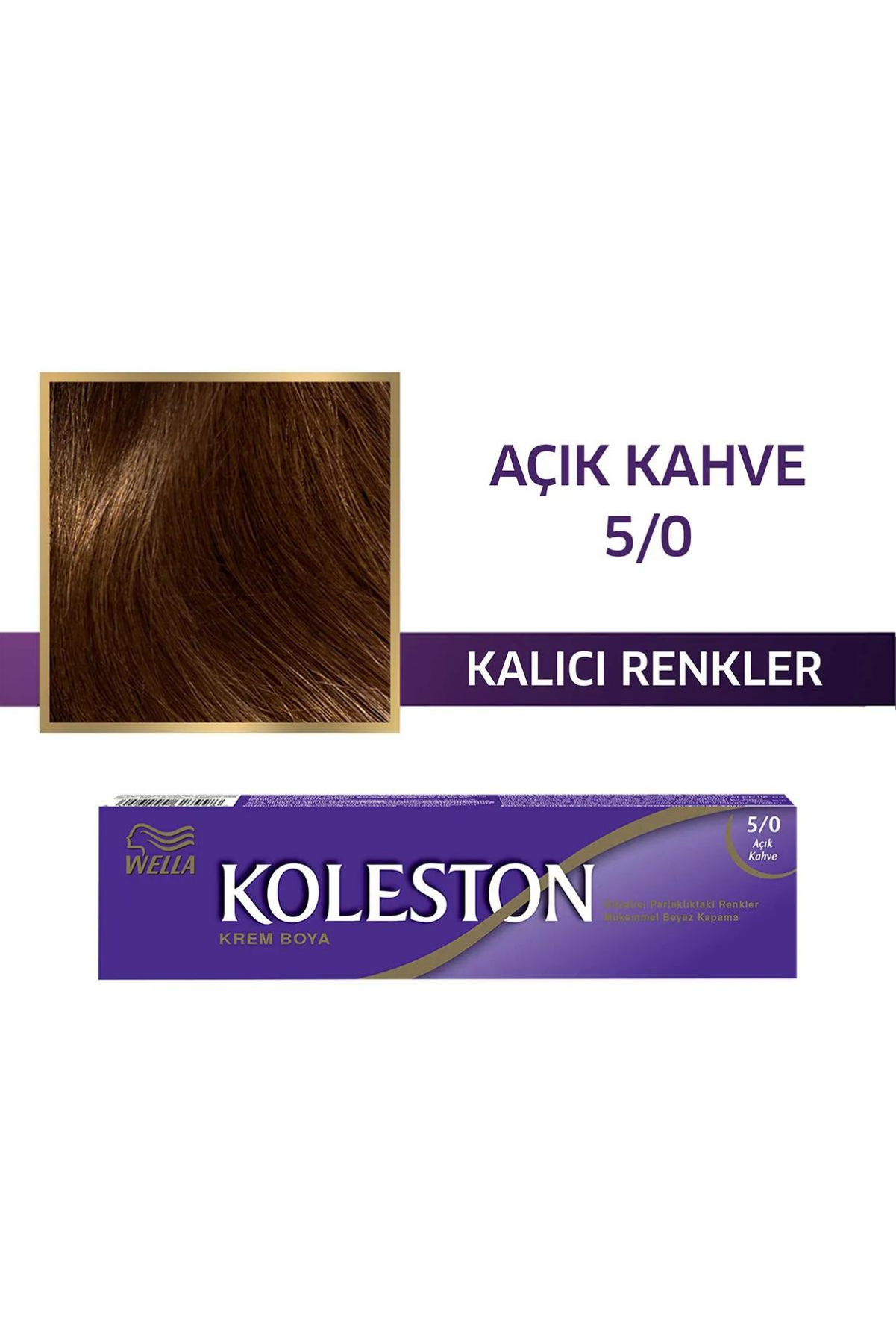 Koleston Tüp Boya 5.0 Açık KahveWella