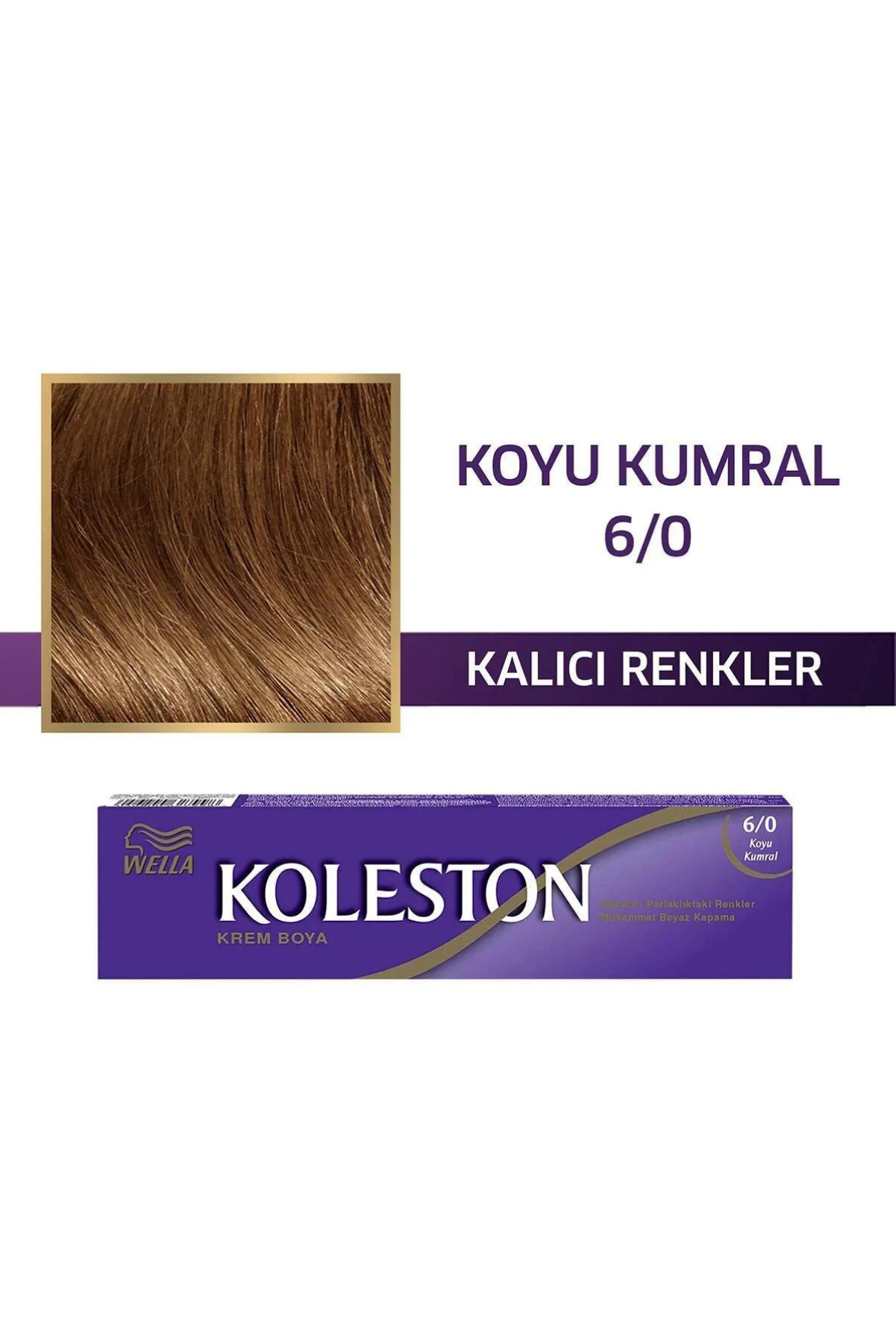 Koleston Tüp Boya 6.0 Koyu KumralWella