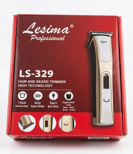 Lesima Tıraş Makinesi Sakal Kesim LS329Lesima