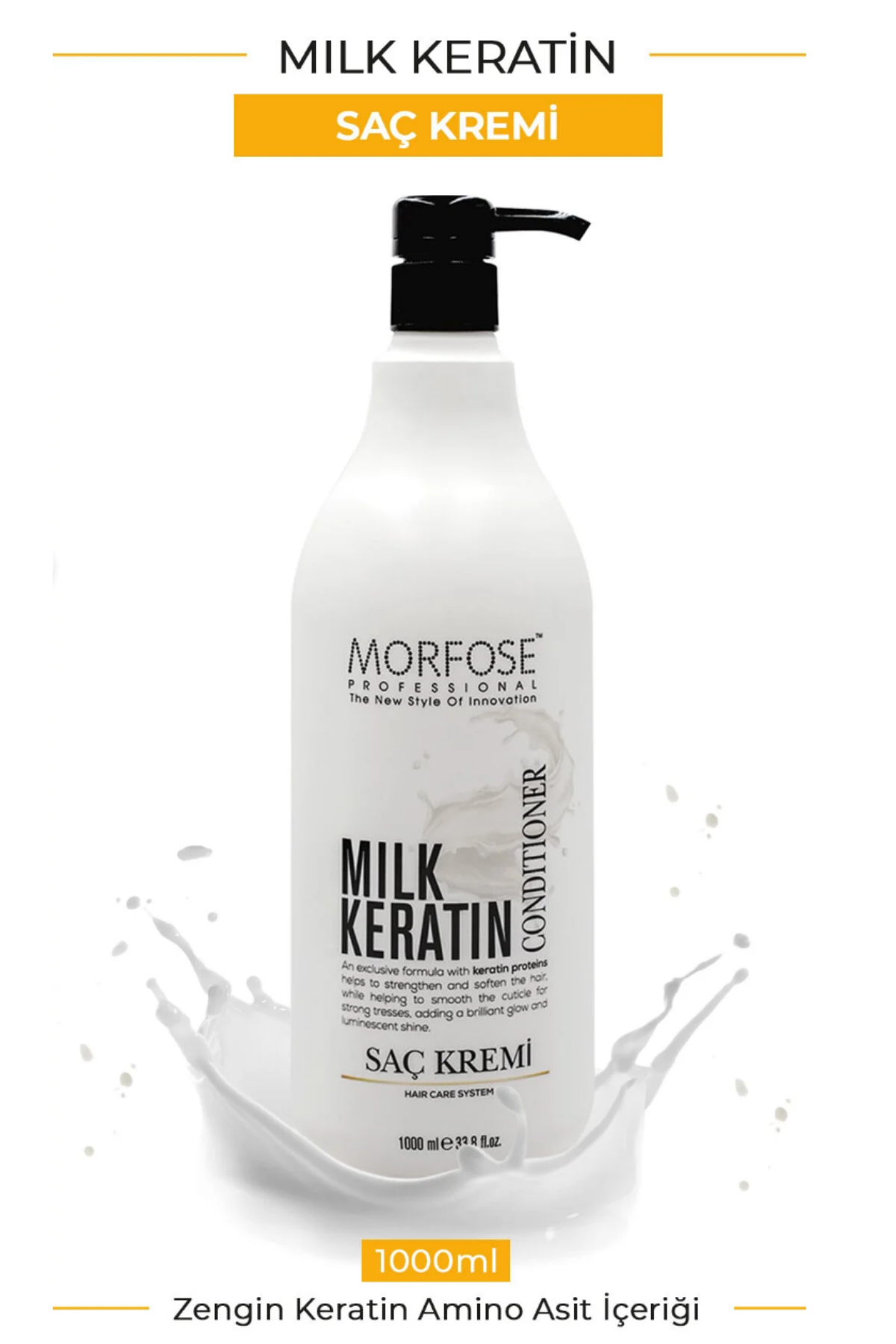 Morfose Saç Kremi Milk & Keratin 1000 MlMorfose