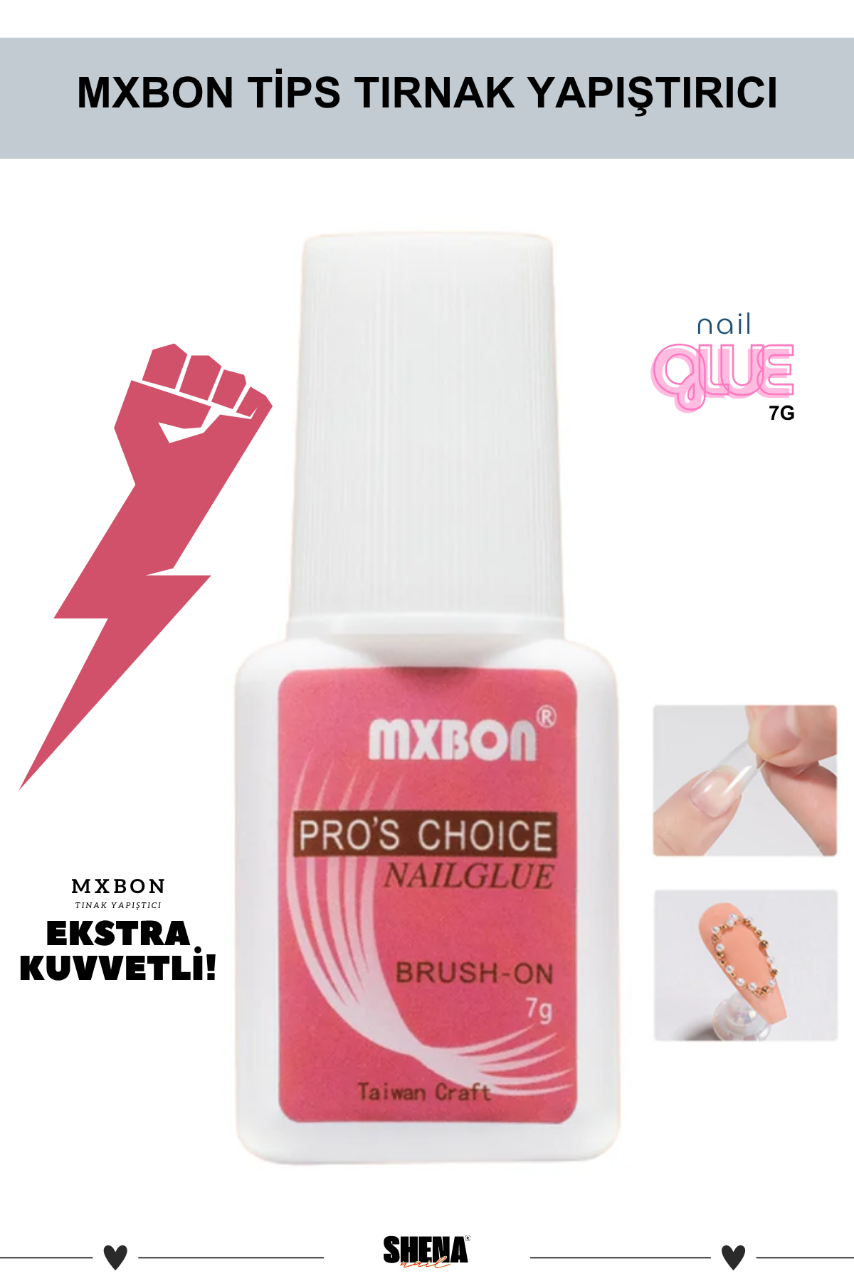 Mxbon Tips Tırnak Yapıştırıcı Glue 7gKocamanKozmetik