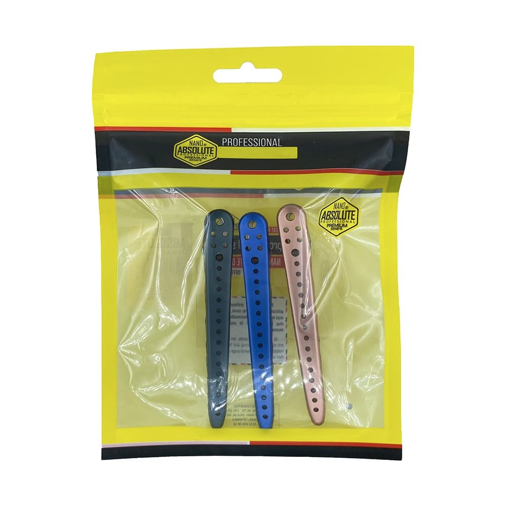 Nano Absolute Klips Metal Saç Pens 3´lü G1501Nano Absolute