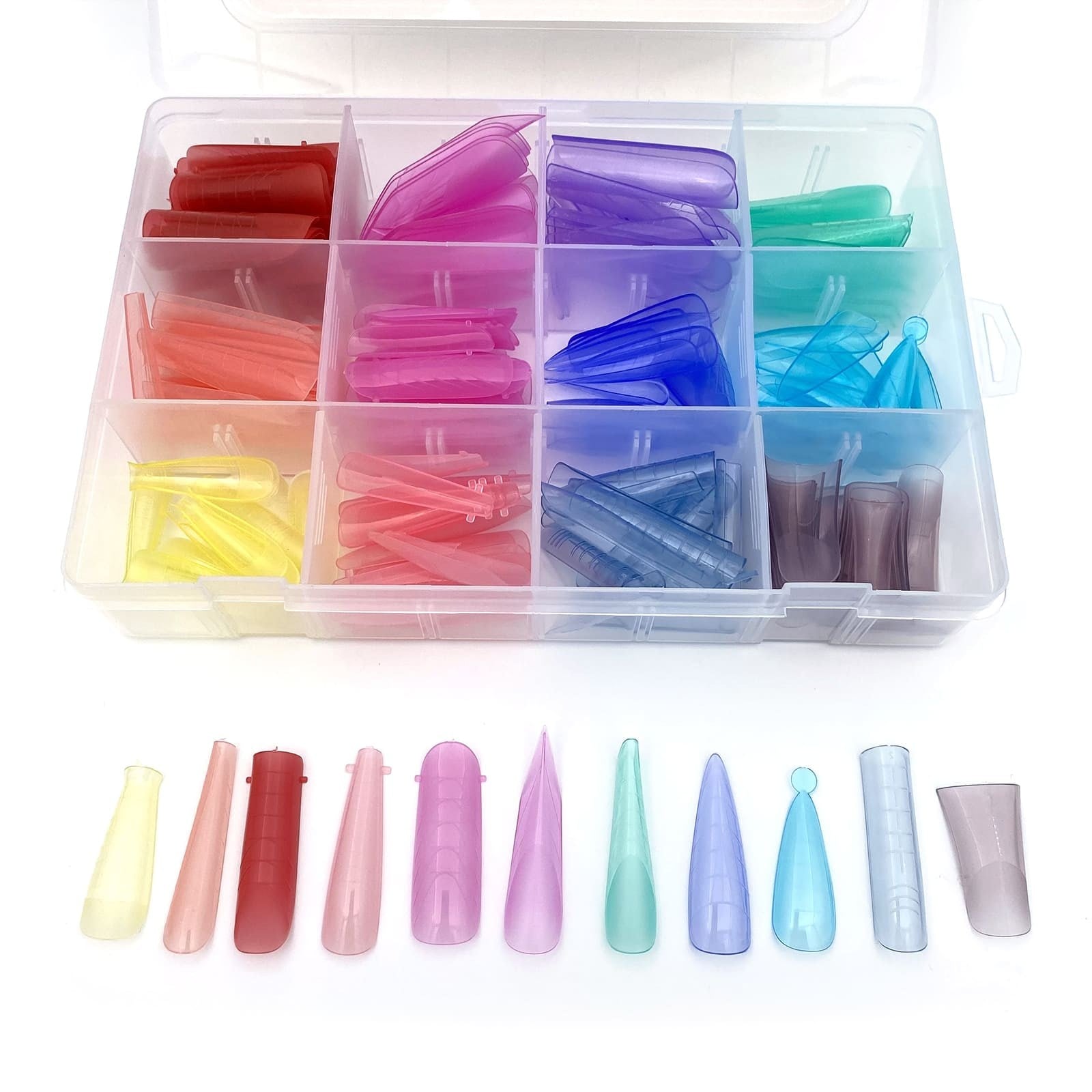 Nano Absolute Tips Tırnak Mix Renkli 288li G1398Nano Absolute