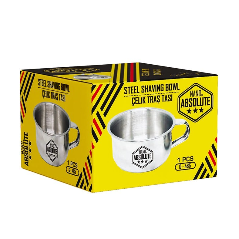 Nano Absolute Tıraş Tası Çelik Kulplu G485Nano Absolute