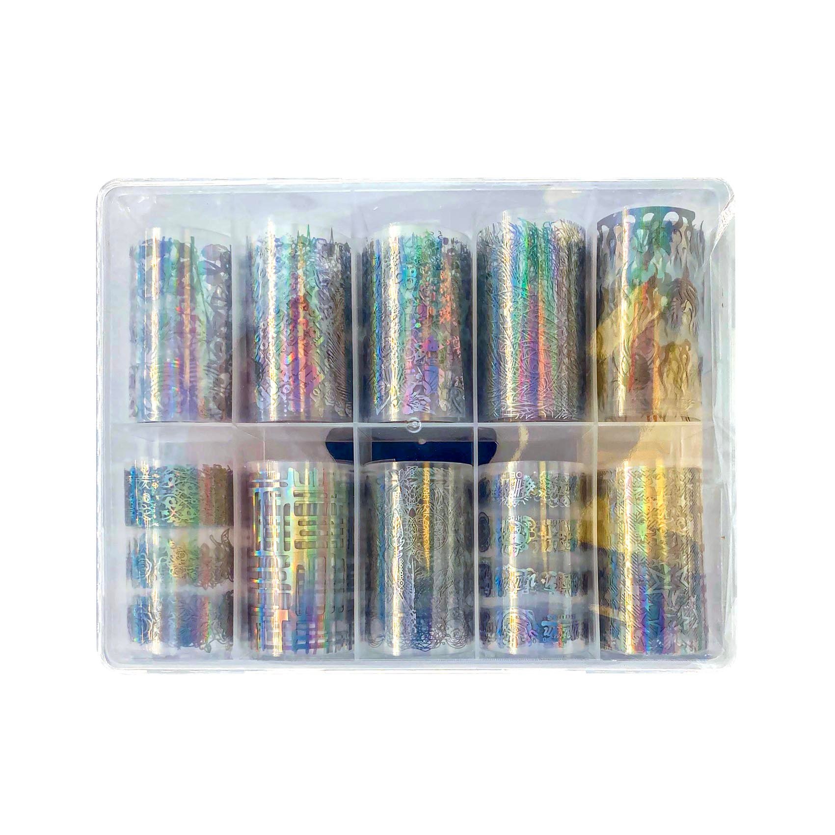 Nano Absolute Tırnak Folyo Süs Baskı Rulo 10lu 1 Paket G611Nano Absolute