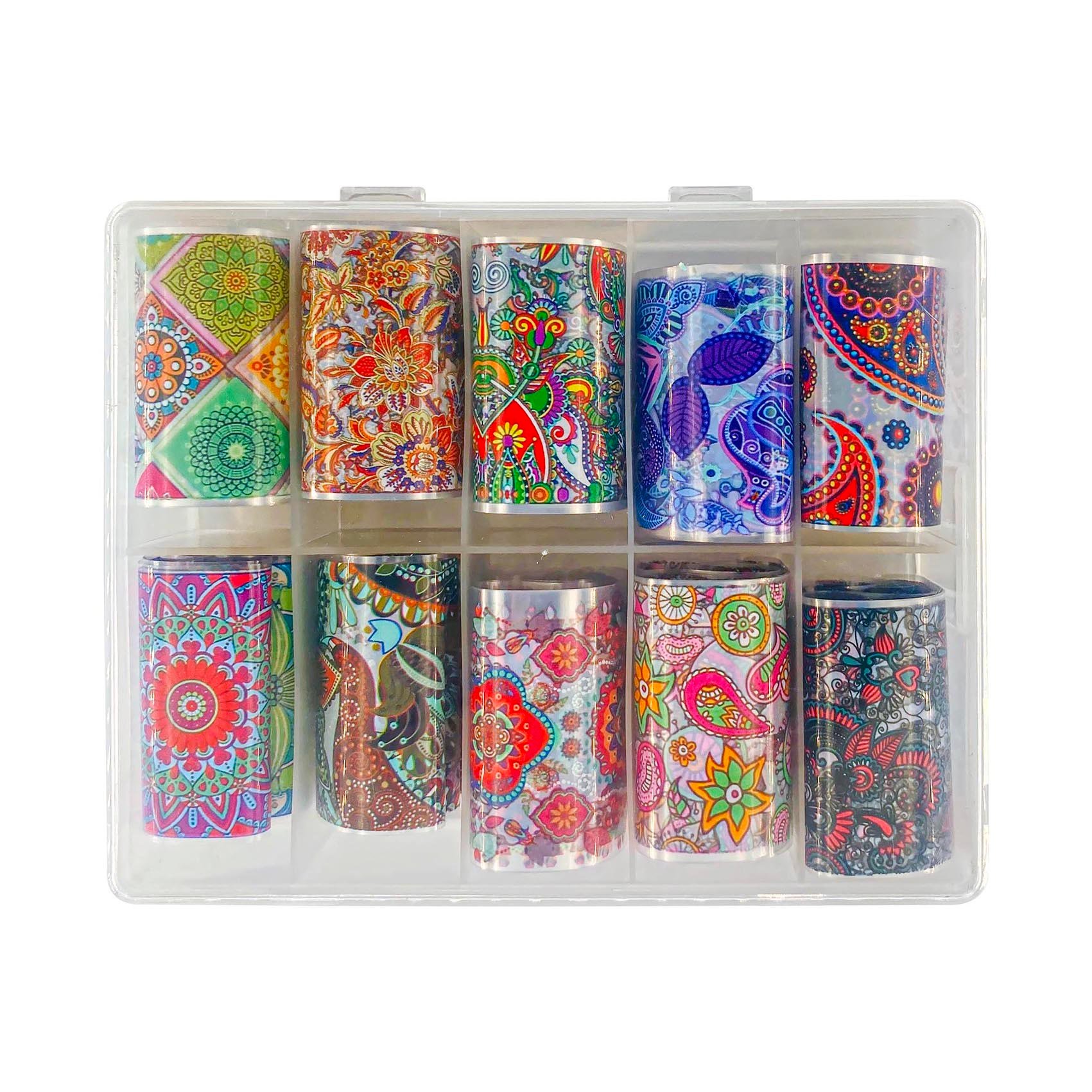 Nano Absolute Tırnak Folyo Süs Baskı Rulo 10lu 1 Paket G611Nano Absolute