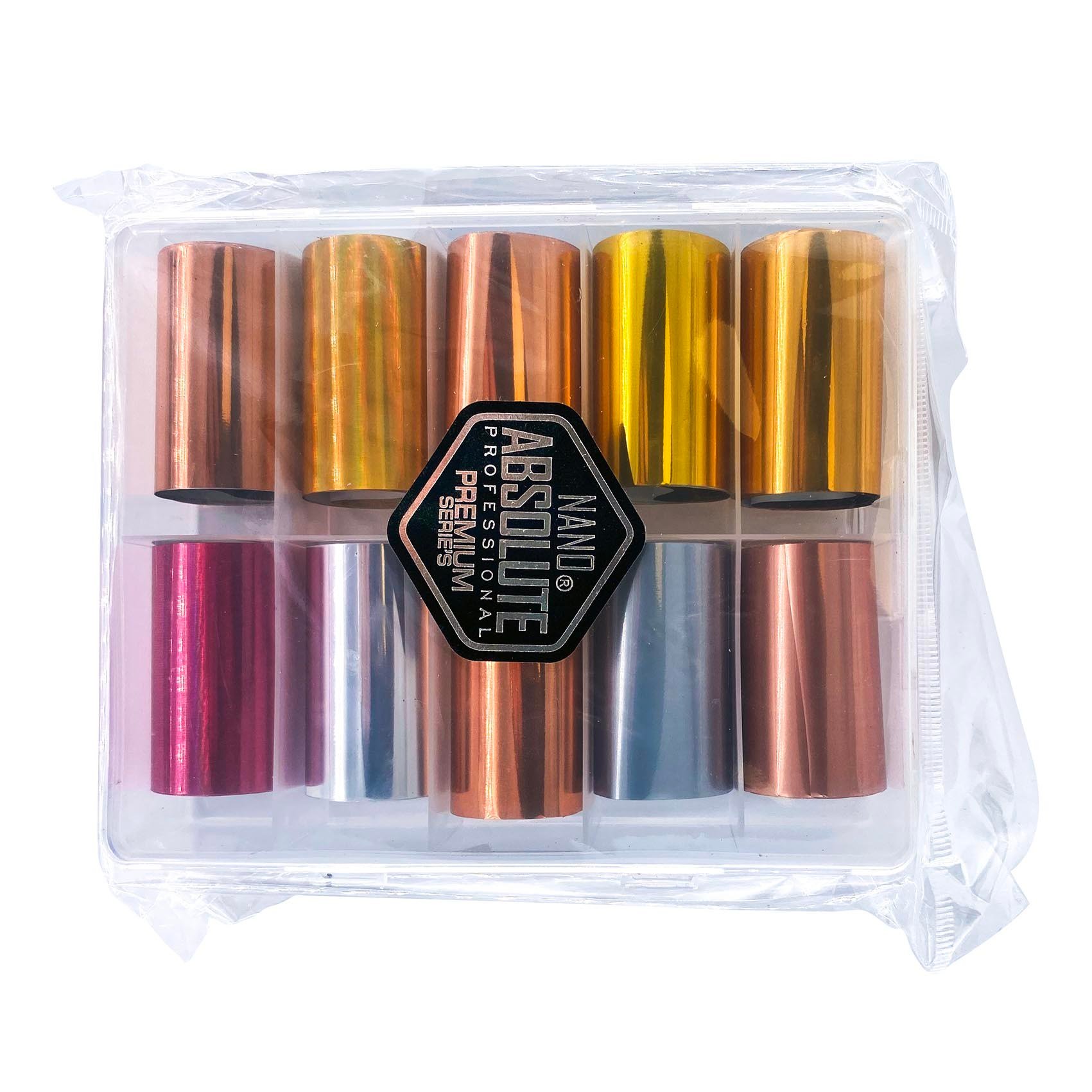 Nano Absolute Tırnak Folyo Süs Baskı Rulo 10lu 1 Paket G611Nano Absolute