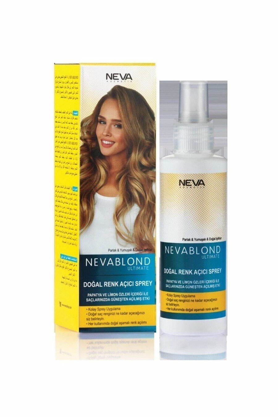 Nevablond Ultimate Doğal Renk Açıcı Sprey 150 MlNeva