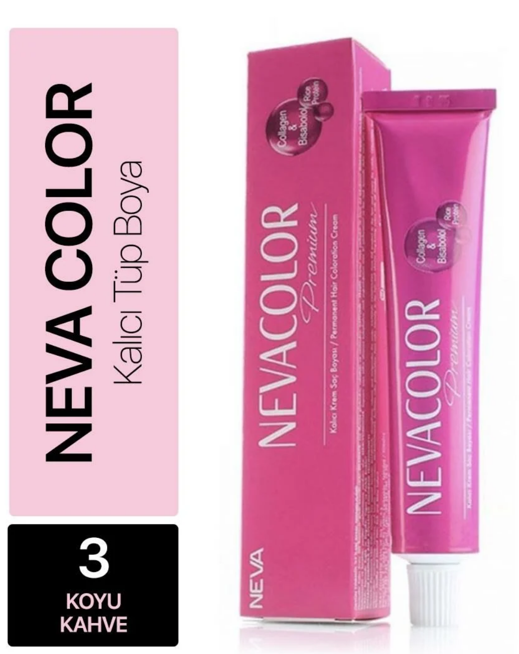 Nevacolor Saç Boyası 3 Koyu KahveNeva
