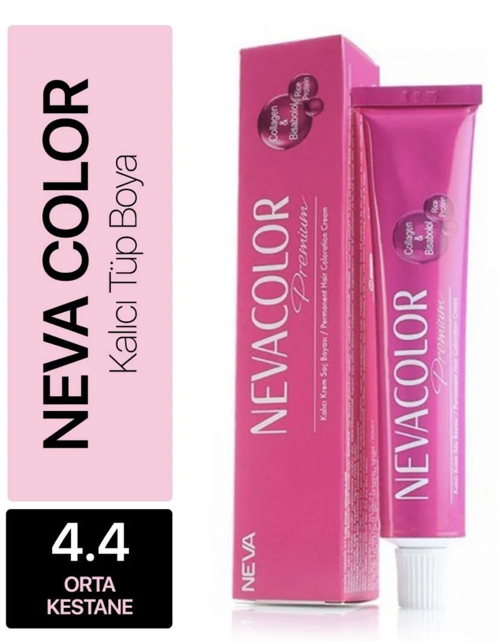 Nevacolor Saç Boyası 4.4 Orta KestaneNeva