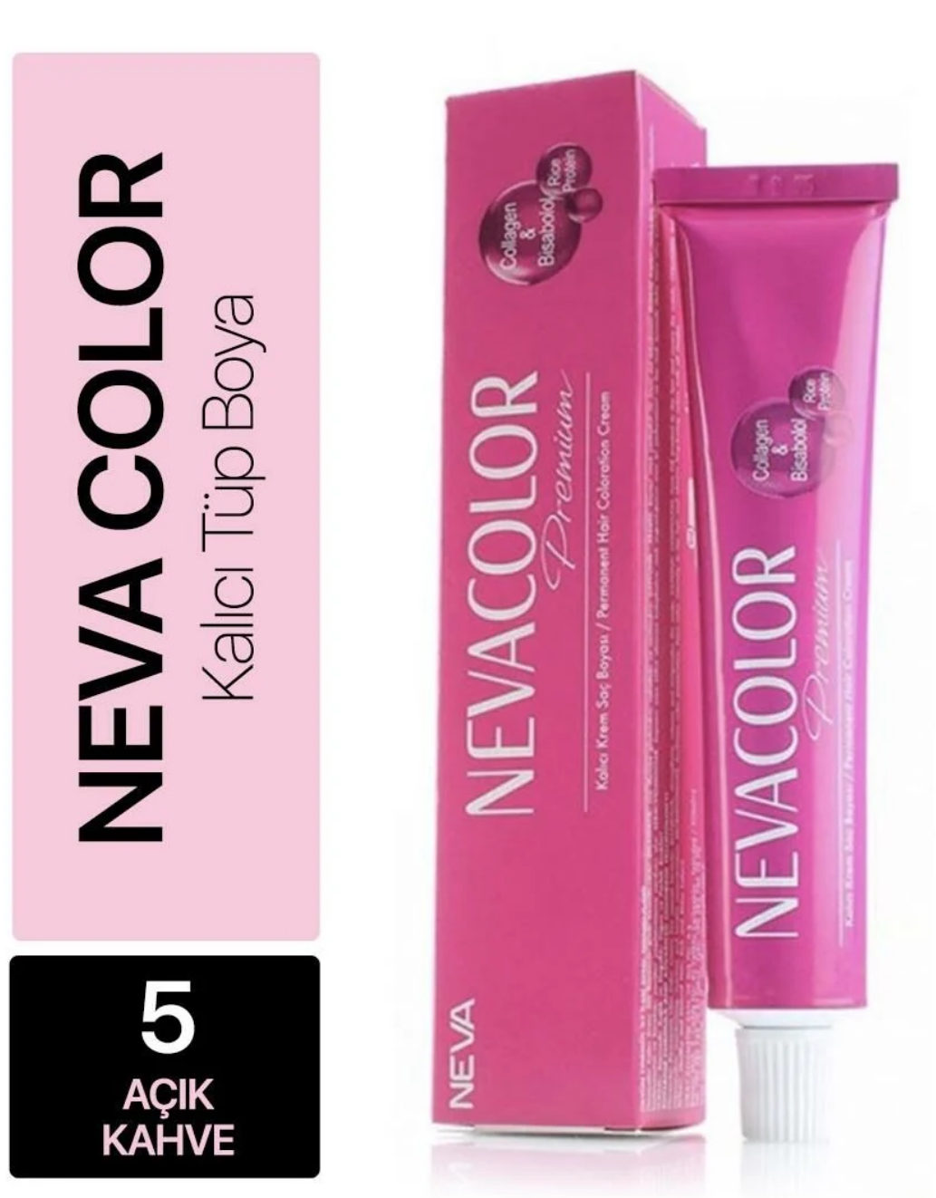 Nevacolor Saç Boyası 5 Açık KahveNeva