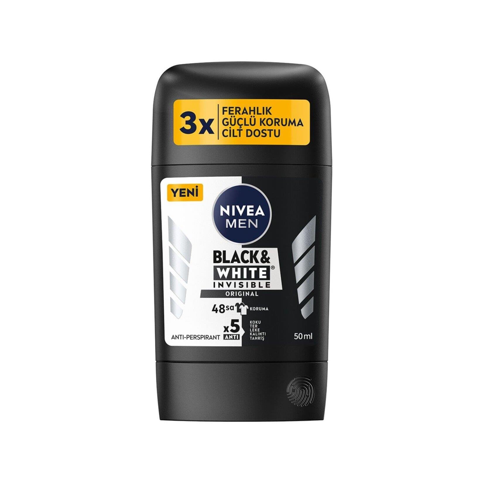 Nivea Stick Deo New Men Black & WhiteNivea