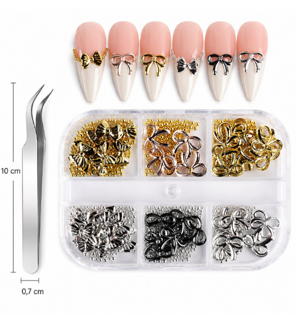 Ocean Nail Art Süs Metal Kurdele + Cımbız 6lı 3739Ocean