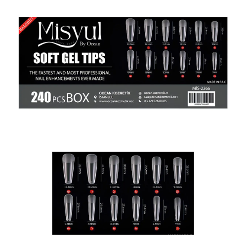 Ocean Soft Jel Tips Tırnak 240lı 2266Ocean