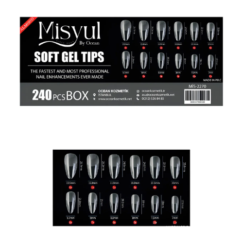 Ocean Soft Jel Tips Tırnak 240lı 2270Ocean