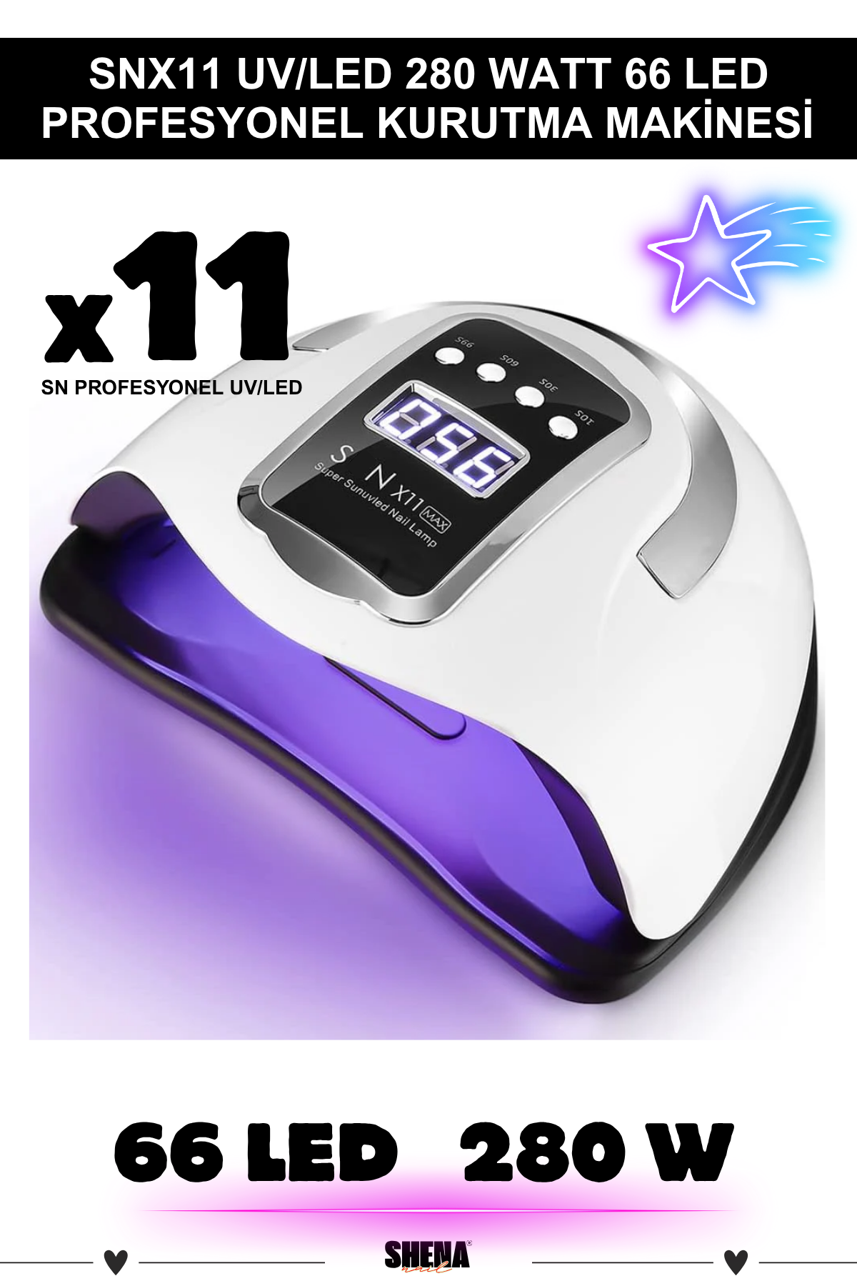 Ocean Sun x11 UV Led Kalıcı Oje Kurutucu Makine 949Ocean