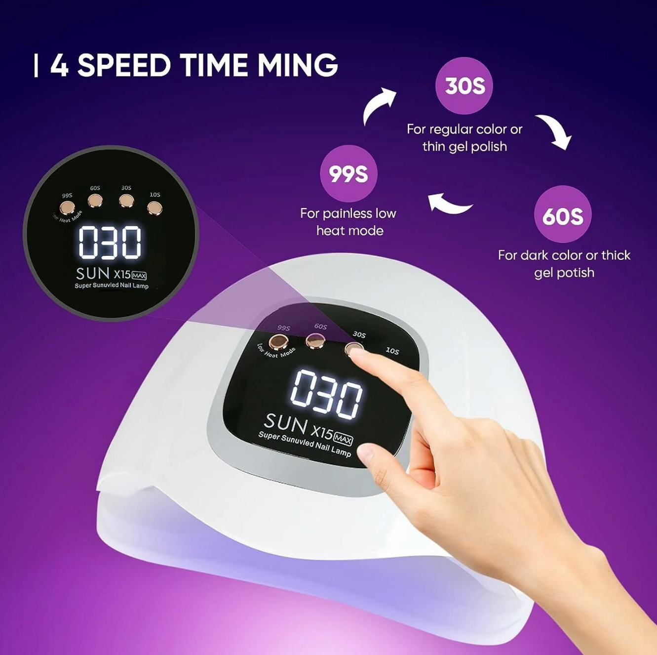 Ocean Sun x15 UV Led Kalıcı Oje Kurutucu MakineOcean