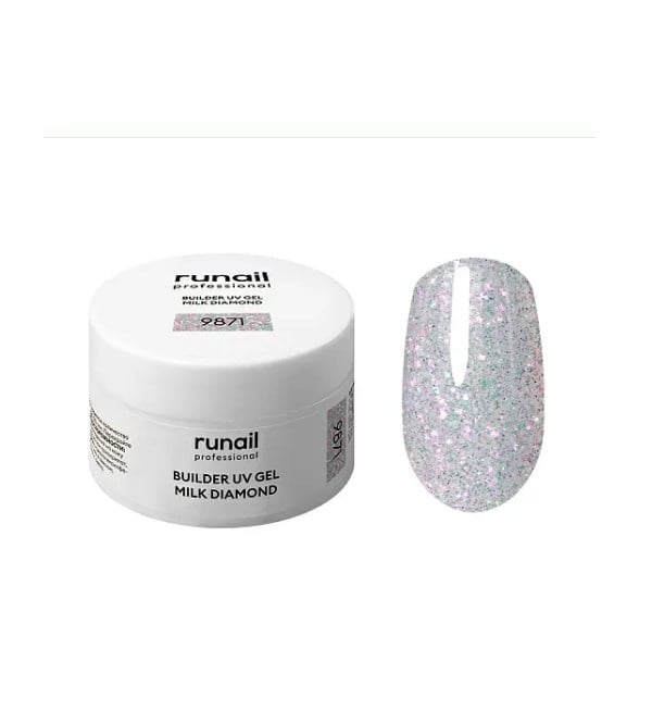 Runail Builder Uv Gel Milk Diamond 9871 15 GrRunail