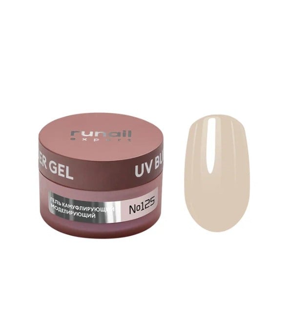 Runail Expert Builder Gel No: 125 50 Gr - Protez Tırnak JeliRunail