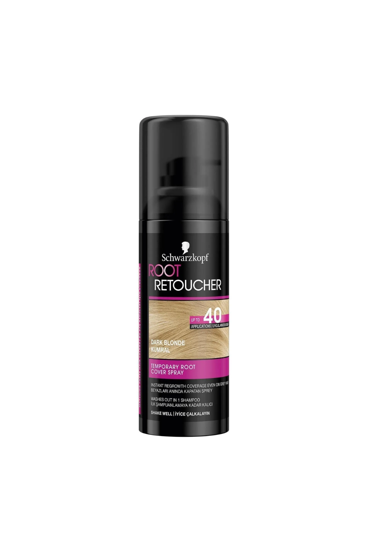 Schwarzkopf Root Retoucher Saç Beyaz Kapatıcı Sprey Kumral 120 MlSchwarzkopf