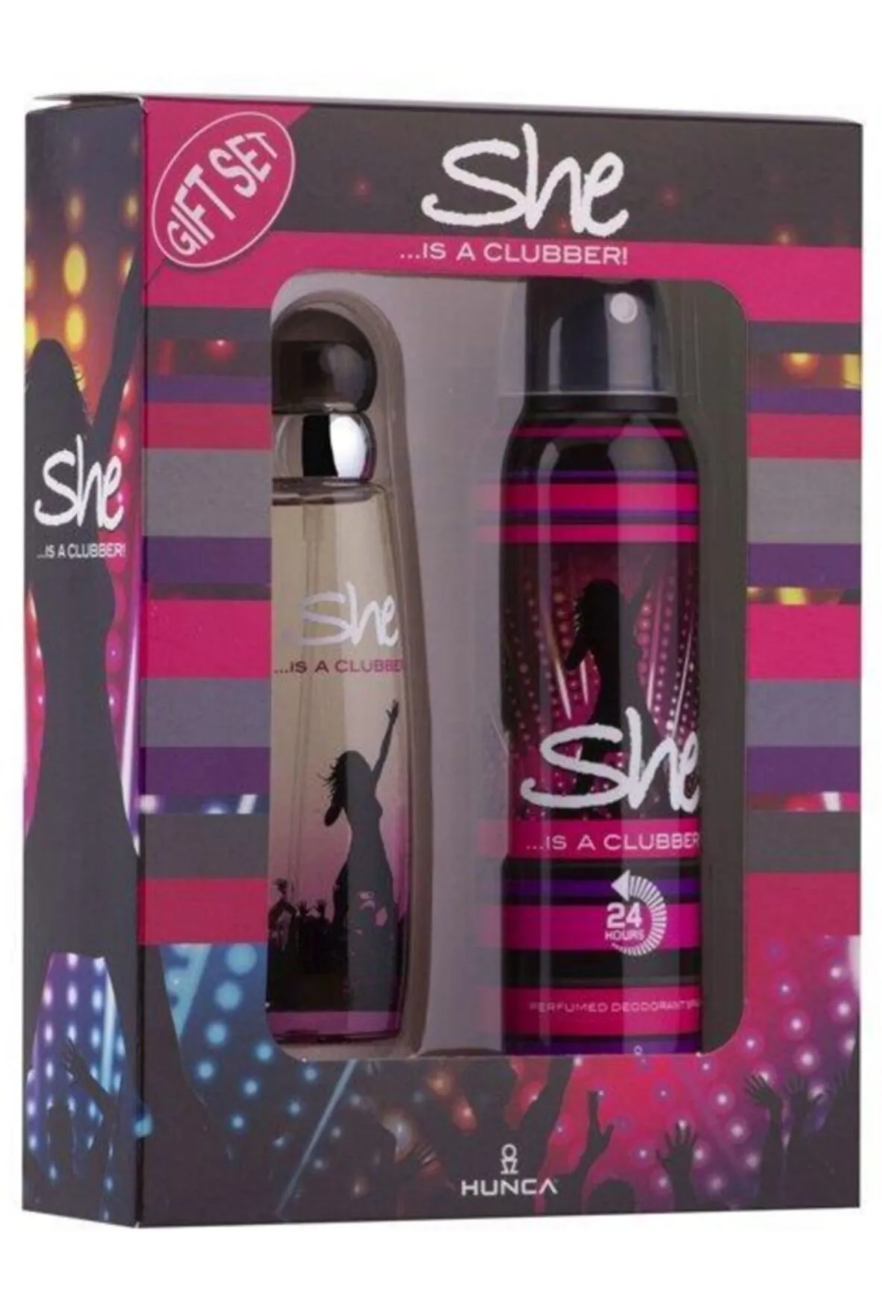 She Is A Clubber Edt. Parfüm + Deodorant SetShe