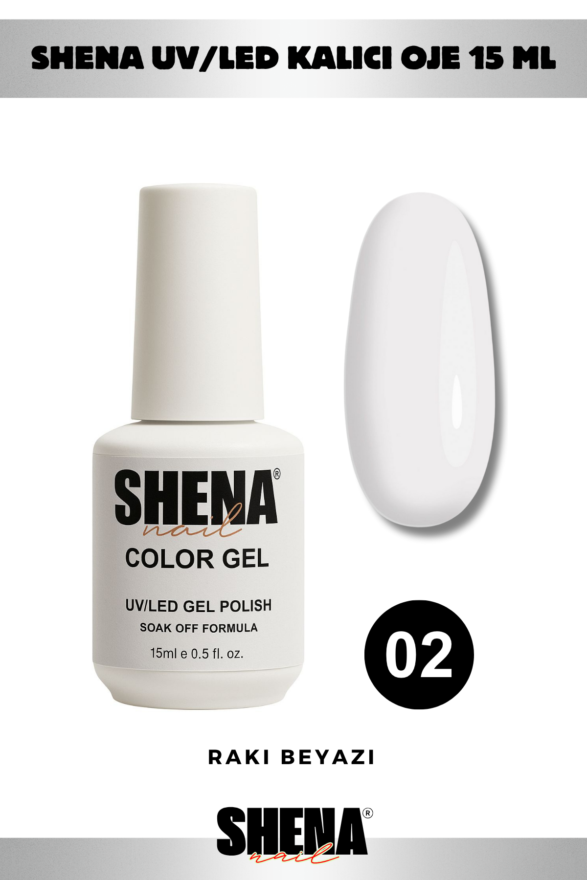 Shena Kalıcı Oje Gel Polish 15 Ml 002Shena