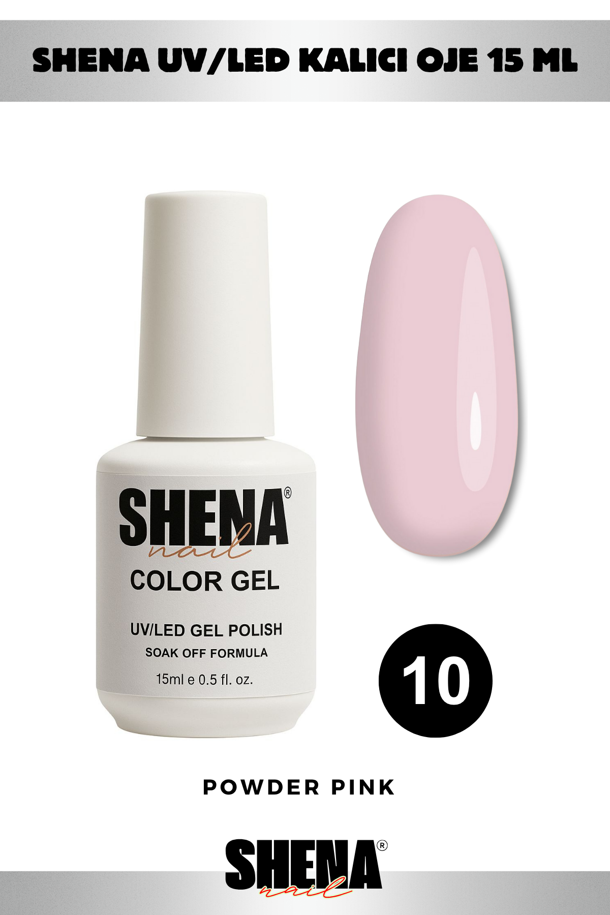 Shena Kalıcı Oje Gel Polish 15 Ml 010Shena