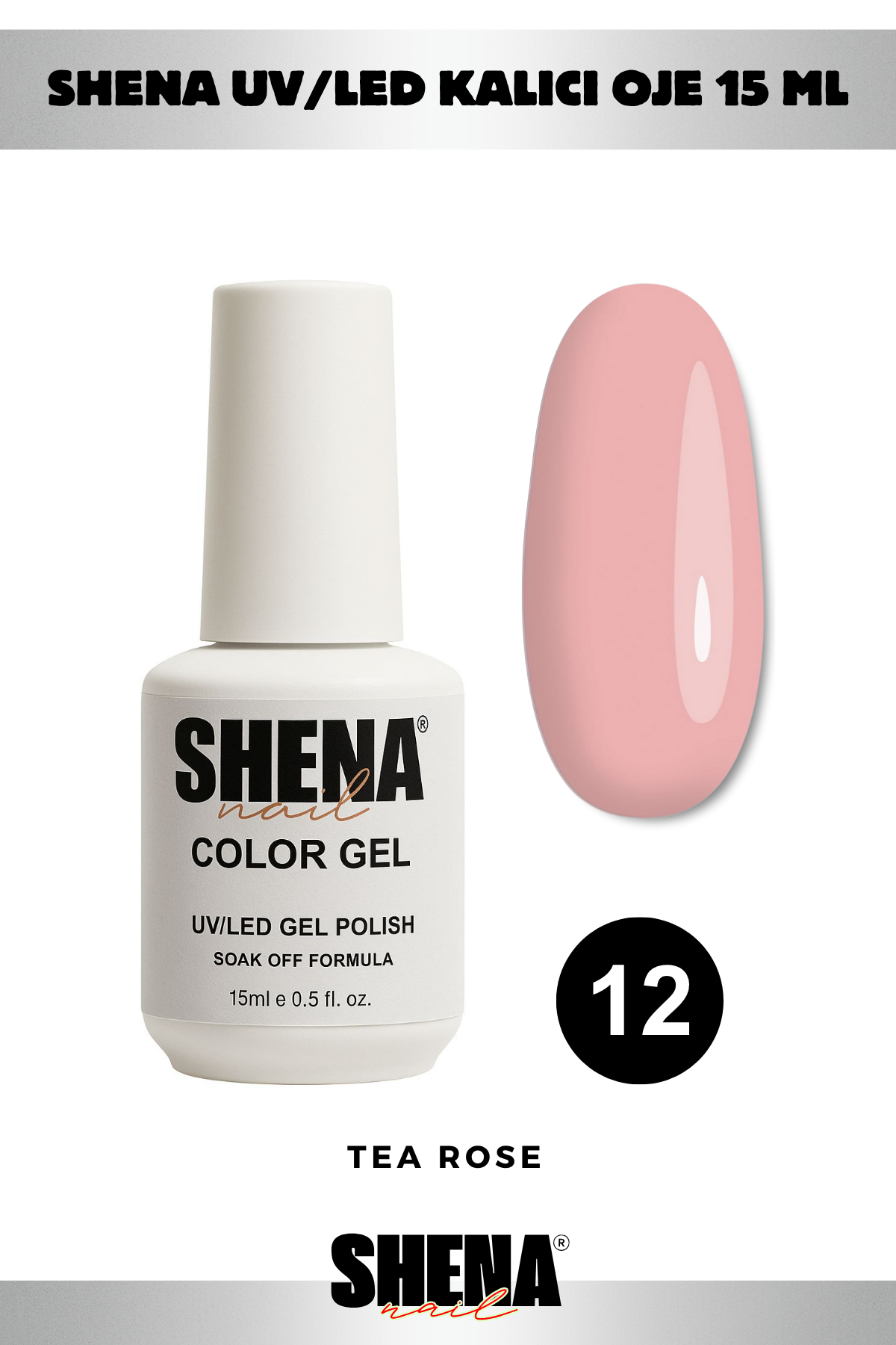 Shena Kalıcı Oje Gel Polish 15 Ml 012Shena