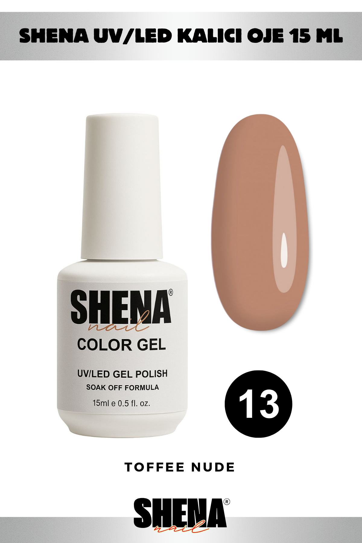 Shena Kalıcı Oje Gel Polish 15 Ml 013Shena