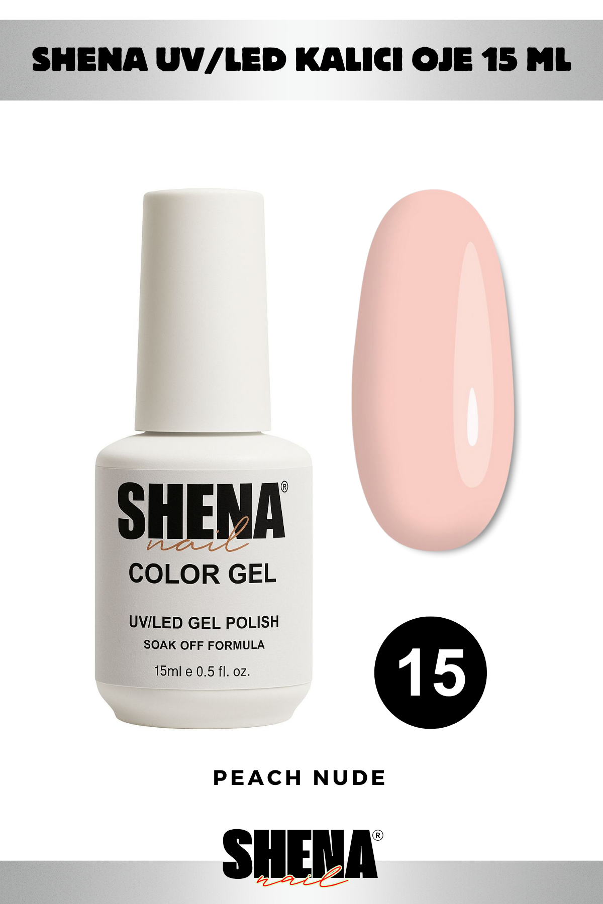 Shena Kalıcı Oje Gel Polish 15 Ml 015Shena