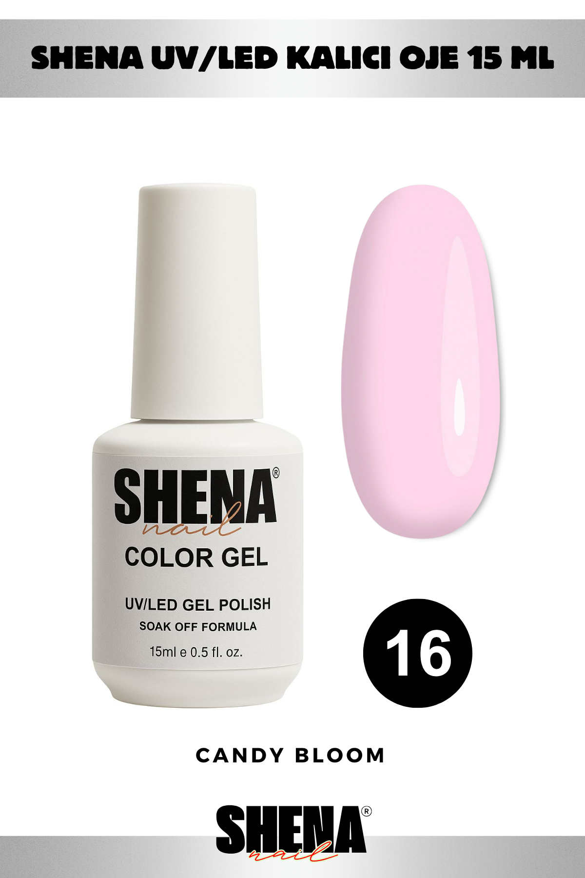 Shena Kalıcı Oje Gel Polish 15 Ml 016Shena
