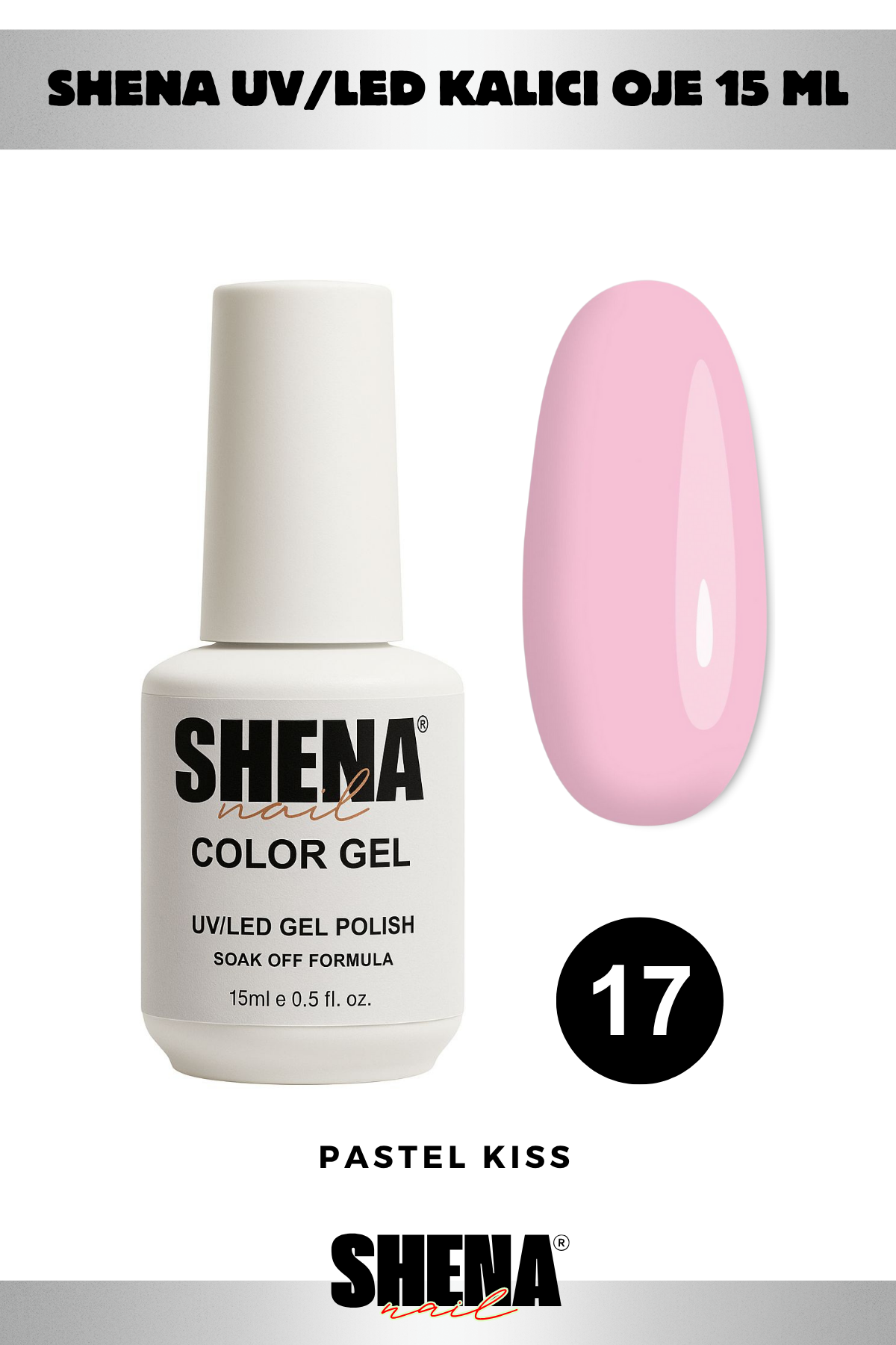 Shena Kalıcı Oje Gel Polish 15 Ml 017Shena