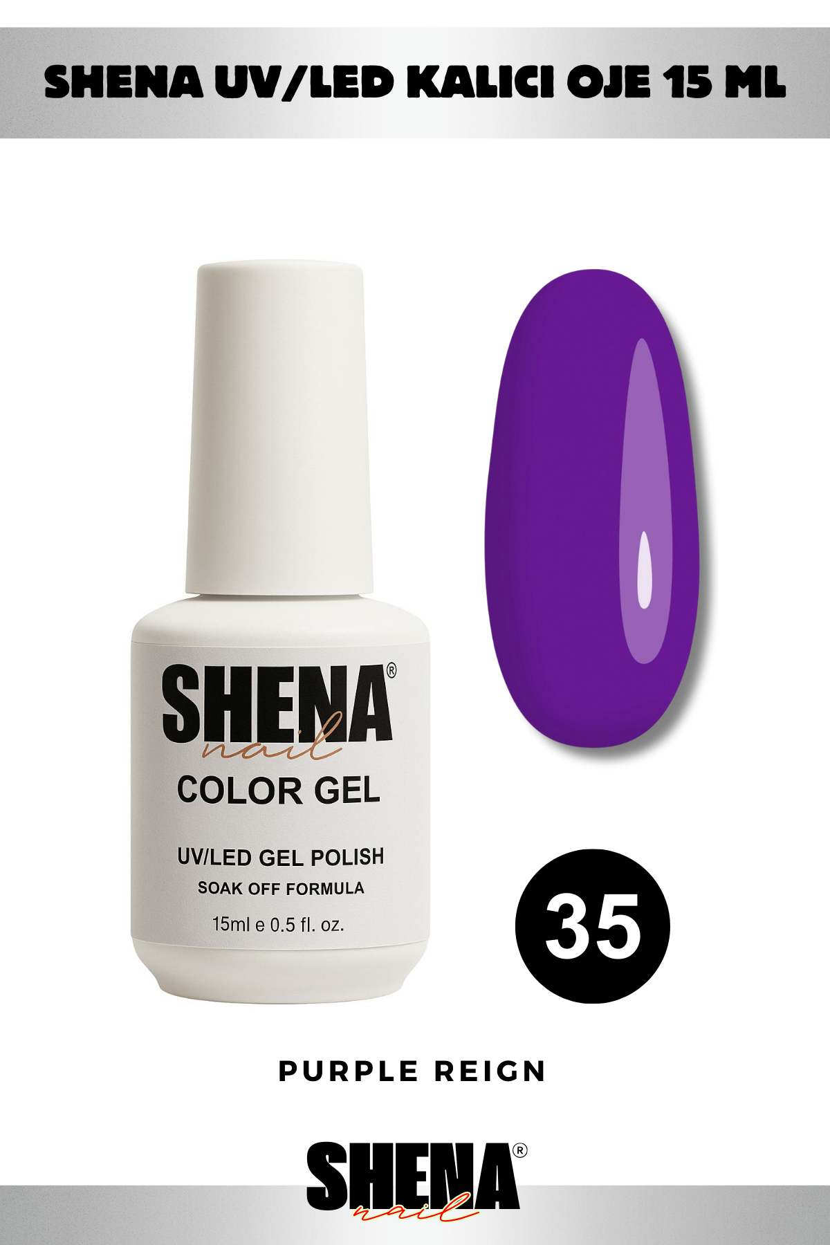 Shena Kalıcı Oje Gel Polish 15 Ml 035Shena