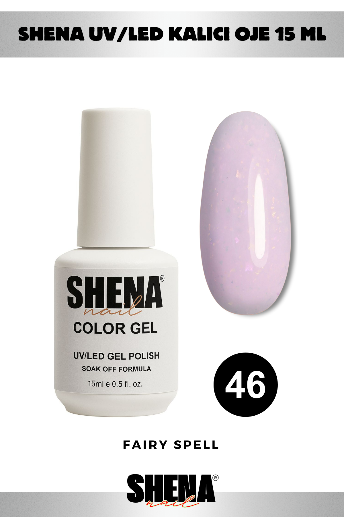 Shena Kalıcı Oje Gel Polish 15 Ml 046Shena