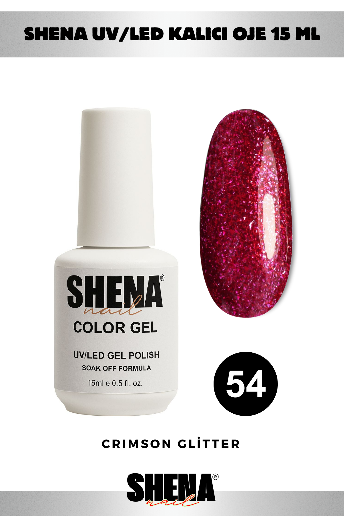 Shena Kalıcı Oje Gel Polish 15 Ml 054Shena