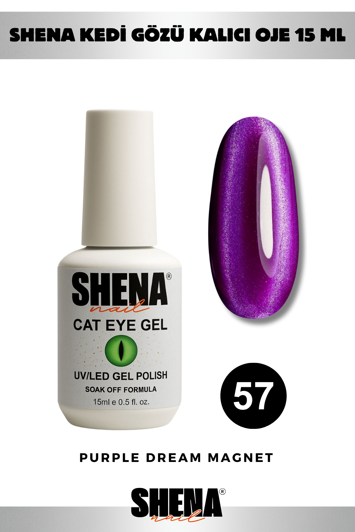 Shena Kalıcı Oje Gel Polish 15 Ml 057Shena