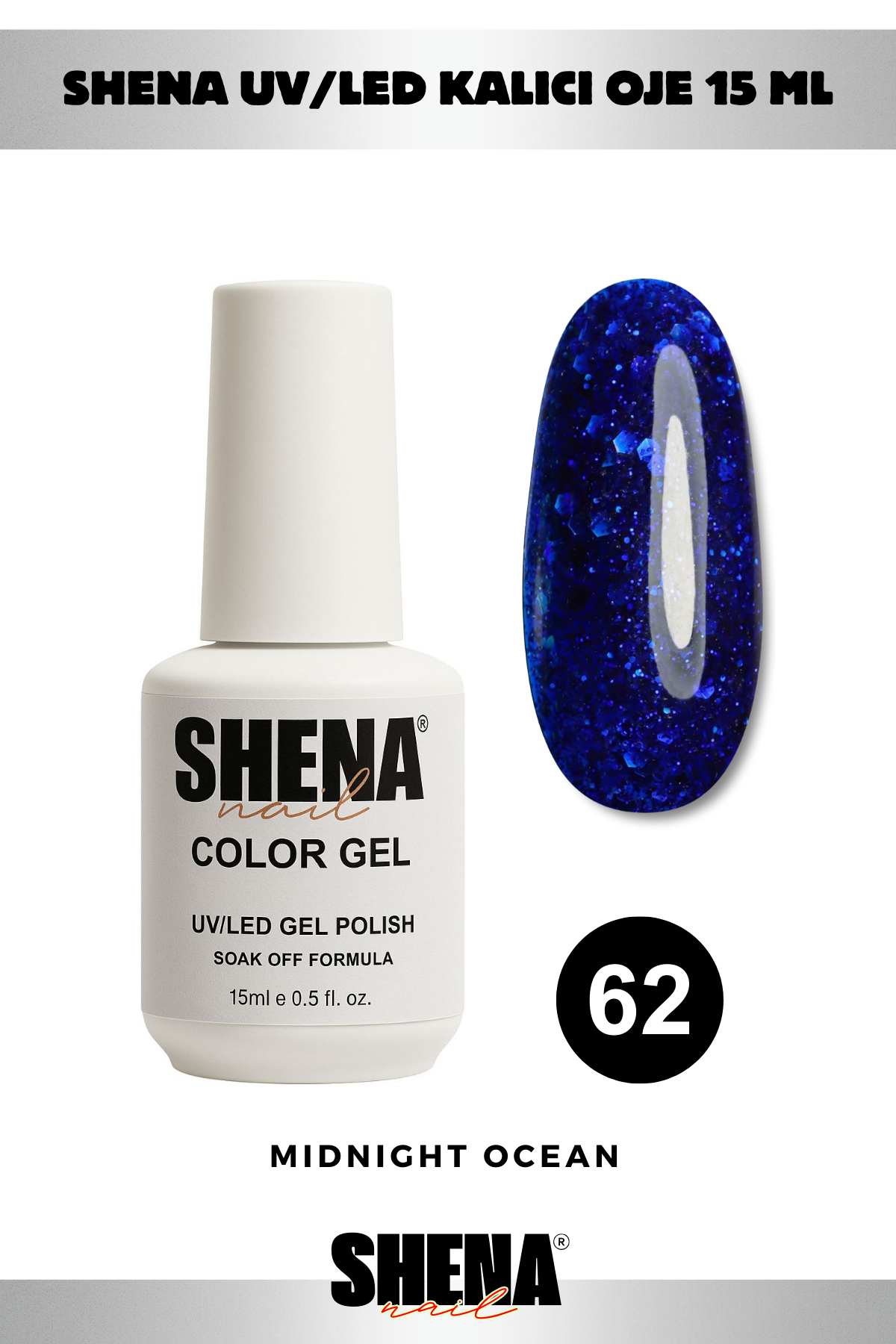 Shena Kalıcı Oje Gel Polish 15 Ml 062Shena