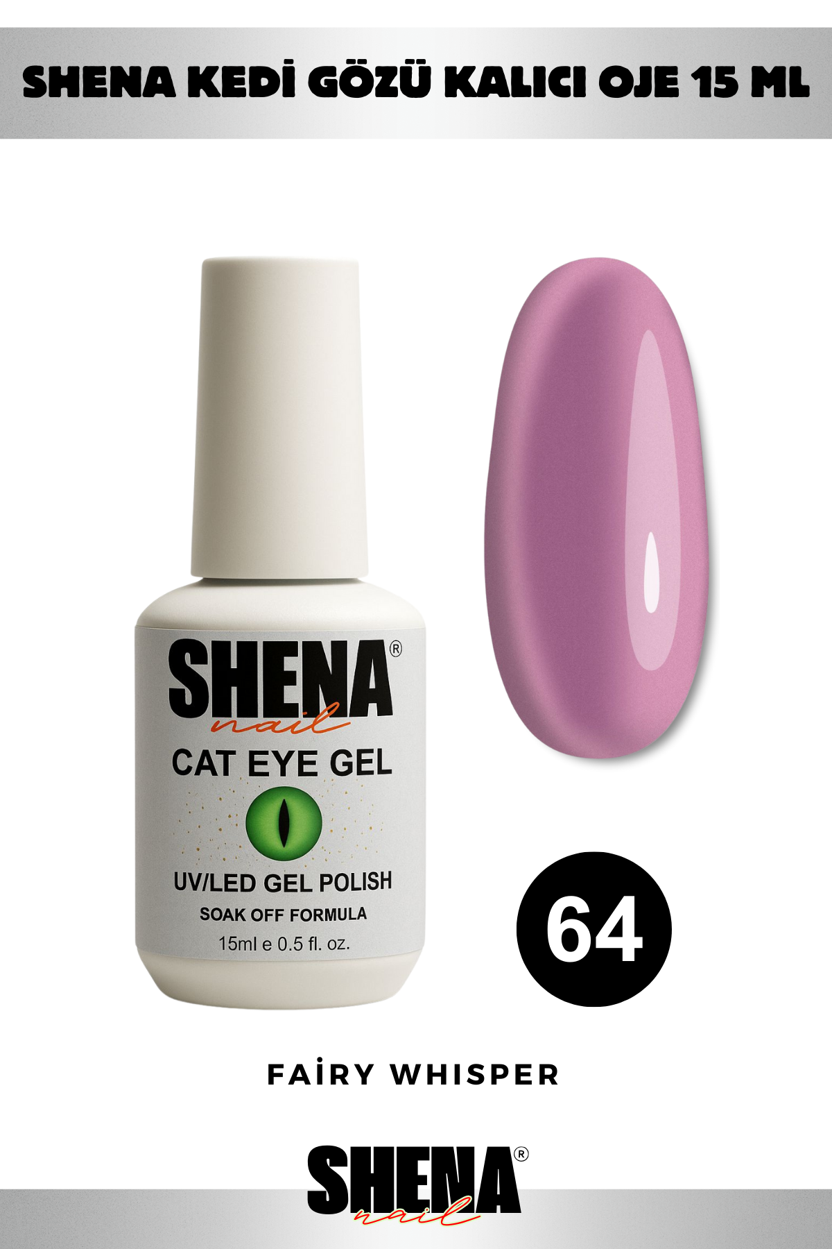 Shena Kalıcı Oje Gel Polish 15 Ml 064Shena