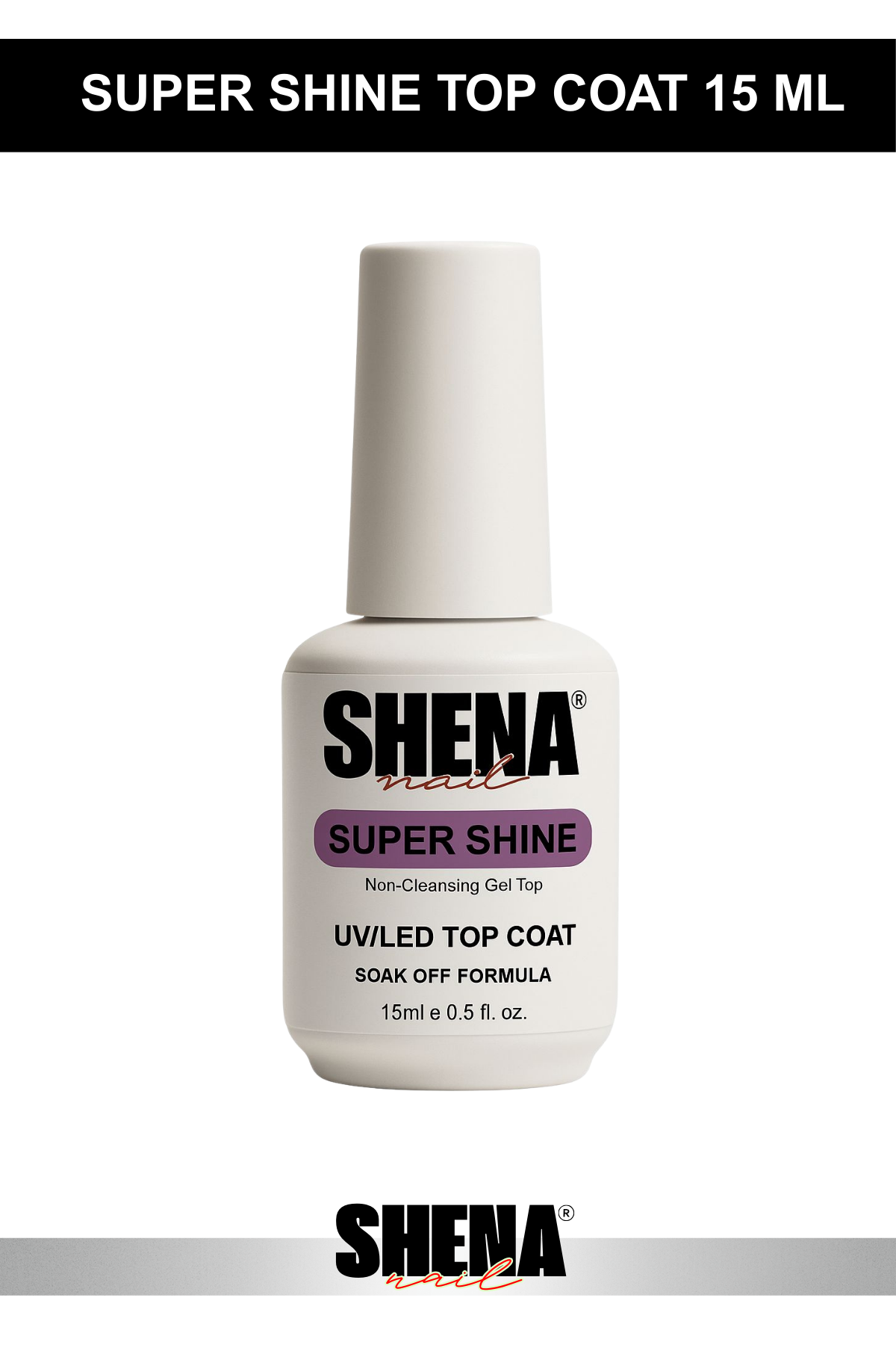 Shena Super Shine Uv/Led Top Coat 15 MlShena