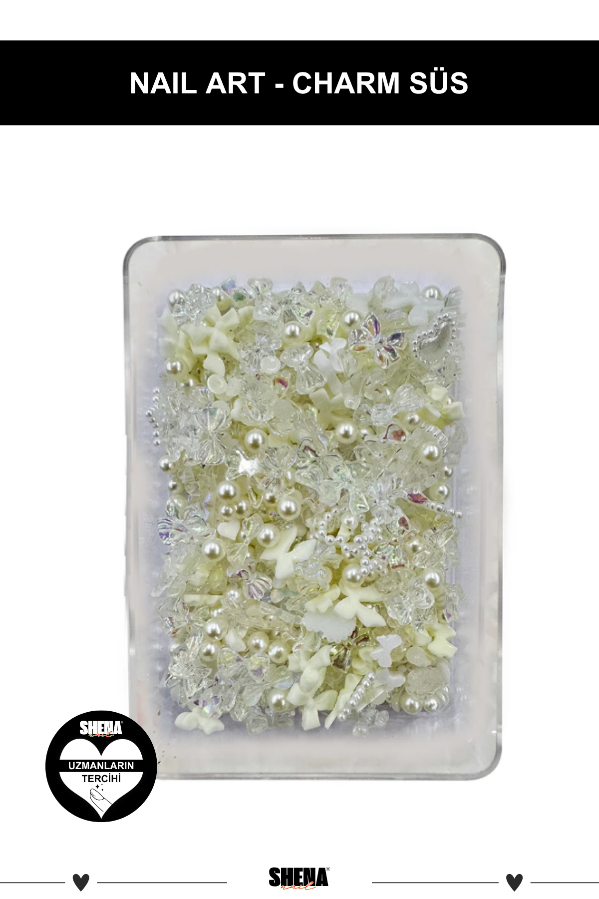 Shena Tırnak Süsleme Taşı 3D Charm 2098Ocean