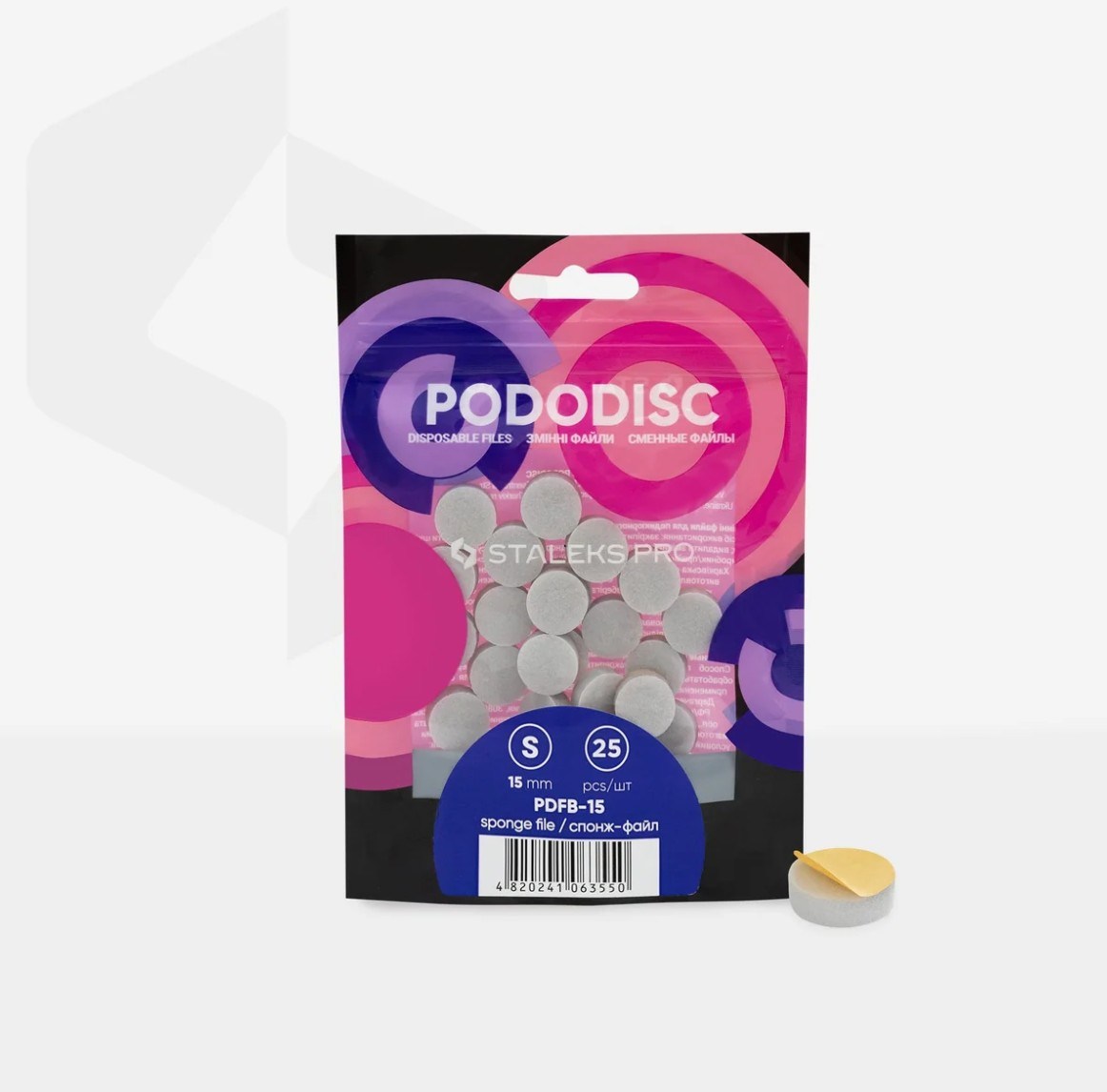 Staleks Pro Pododisk Sünger S Beden 25 AdetStaleks